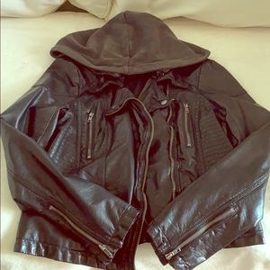 Vegan leather jacket